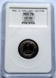 1 ZŁOTY 1993 - PCG MS70 