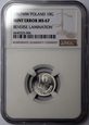 10 GROSZY 1967 NGC MS67