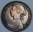 WIELKA BRYTANIA - 1 FARTHING 1860 VICTORIA