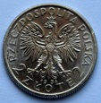 2 ZŁ GŁOWA KOBIETY 1934 - ST. 1/1- (K7)