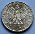 2 ZŁ GŁOWA KOBIETY 1934 - ST. 1/1- (K7)