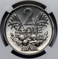 2 ZŁ JAGODY 1960 NGC MS66