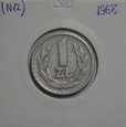 1 ZŁOTY 1968 - ST. 3/3+