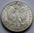 10 ZŁ GŁOWA KOBIETY 1932