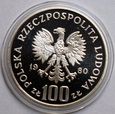 100 ZŁ IGRZYSKA XXII OLIMIMPIADY - MOSKWA 1980