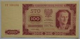 100 ZŁOTYCH 1948 SER. IT (ZB1) 