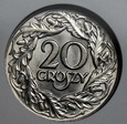 20 GROSZY 1923 GCN MS63 - STARY SLAB