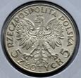 5 ZŁ GŁOWA KOBIETY 1933 (Z9)