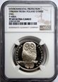 1000 ZŁ SOWA 1986 PRÓBA NGC PF69