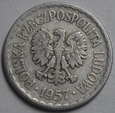 1 ZŁOTY 1957 - ST. 3/3+