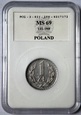 1 ZŁOTY 1968 - PCG MS69