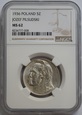 5 ZŁ JÓZEF PIŁSUDSKI 1936 NGC MS62