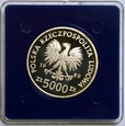 5000 ZŁ WŁADYSŁAW II JAGIEŁŁO 1989 PÓŁPOSTAĆ