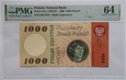 1000 ZŁ MIKOŁAJ KOPERNIK 1965 SER. E - PMG 64