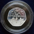 WIELKA BRYTANIA - 50 PENSÓW - BATTLE OF BRITAIN 2015 - PROOF