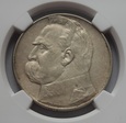 10 ZŁ JÓZEF PIŁSUDSKI 1937 NGC AU DETAILS  (E4)