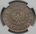 10 ZŁ JÓZEF PIŁSUDSKI 1937 NGC AU DETAILS  (E4)