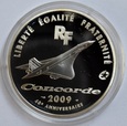 FRANCJA -  10 EURO 2009 - 40. ROCZNICA PIERWSZEGO LOTU CONCORDA