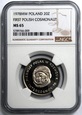 20 ZŁ INTERKOSMOS 1978 NGC MS65 PROOF