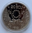 FINLANDIA - 20 ECU 1995 - JOHAN LUDVIG RUNEBERG (ZS8)