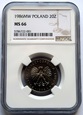 20 ZŁOTYCH 1986 NGC MS66