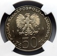 50 ZŁ BOLESŁAW I CHROBRY 1980 NGC MS65