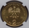 2 ZŁ ADAM MICKIEWICZ 1998 NGC MS66