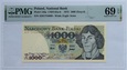 1000 ZŁ MIKOŁAJ KOPERNIK 1975 SER. AM - PMG 69 EPQ