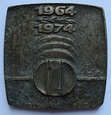 MEDAL - X - LECIE ODLEWNI ŻELIWA W ŚREMIE 1974 (N8)