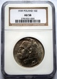 10 ZŁ JÓZEF PIŁSUDSKI 1939 NGC AU58 - STARY SLAB