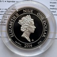 NIUE ISLAND - 1 DOLLAR 2014 - LUSTITIA