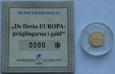 NUMIZMAT - EUROPA 2000 - MILLENIUM - 0,5 gr. Au 585