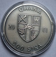 GHANA - 500 SIKA 2001 - IGRZYSKA OLIMPIJSKIE - ANTENY 2004