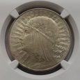 10 ZŁ GŁOWA KOBIETY 1933 NGC MS62