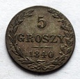 5 GROSZY 1840 (ZM12)