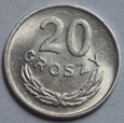 20 GROSZY 1957 - NAJRZADSZY ROCZNIK - ST. 1-