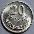 20 GROSZY 1957 - NAJRZADSZY ROCZNIK - ST. 1-