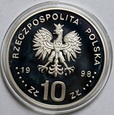 10 ZŁ ZYGMUNT III WAZA 1998 POPIERSIE