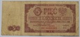5 ZŁOTYCH 1948 SER. AW