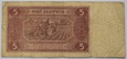 5 ZŁOTYCH 1948 SER. AW