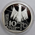 NIEMCY -  10 EURO 2012 D - 100 LAT NIEMIECKIEJ BIBLIOTEKI NARODOWEJ