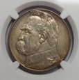 10 ZŁ JÓZEF PIŁSUDSKI 1934 O. STRZELECKI NGC AU DETAILS