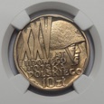 10 ZŁ XXV LAT LUDOWEGO WOJSKA POLSKIEGO 1968 NGC MS67