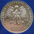 10000 ZŁ JAN PAWEŁ II 1987 (D5)