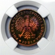 2 ZŁOTE 1981 NGC PF66 CAMEO