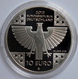 NIEMCY -  10 EURO 2013 A - CZERWONY KRZYŻ - ST. LUSTRZANY