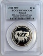 10 ZŁ NZS 2011 PCGS PR70