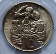 10 ZŁ SIEDEMSET LAT WARSZAWY 1965 PRÓBA - PCGS SP68