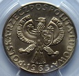 10 ZŁ SIEDEMSET LAT WARSZAWY 1965 PRÓBA - PCGS SP68