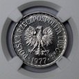 1 ZŁOTY 1977 NGC MS65